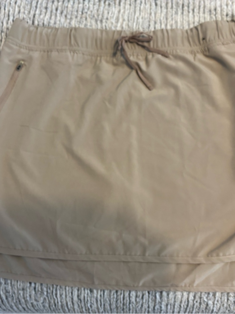 ZeroXposur Neutral Beige Activewear Skort XXL